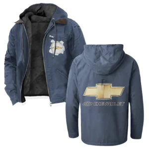 American Pickup Truck Flannel Hoodie, Classic Garage Hoodie HVN1330CE - Navy Blue