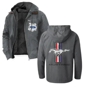 Street Performance Car Flannel Hoodie, Garage-Ready Flannel Shirt HVN1330FM - Gray