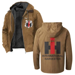 Rural Work Vehicle Flannel Hoodie, Bold Driver's Flannel HVN1330IH - Camel