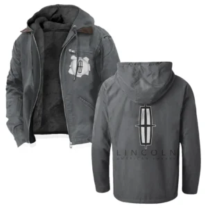 Upscale Vehicle Flannel Hoodie, Gearhead Style Hoodie HVN1330LI - Gray