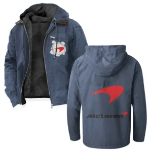 British Supercar Flannel Hoodie, Rider's Everyday Hoodie HVN1330MC - Navy Blue