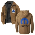 Powertrain Upgrades Flannel Hoodie, Streetwear Flannel for Drivers HVN1330MO - Camel