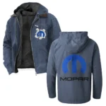 Powertrain Upgrades Flannel Hoodie, Streetwear Flannel for Drivers HVN1330MO - Navy Blue