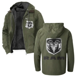 Utility Vehicle Flannel Hoodie, Rugged Rider Flannel HVN1330RT - Green