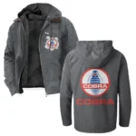 Power Coupe Flannel Hoodie, Road-Ready Flannel Hoodie HVN1330SH - Gray