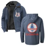 Power Coupe Flannel Hoodie, Road-Ready Flannel Hoodie HVN1330SH - Navy Blue