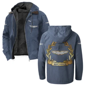 Dynamic Driving Machine Flannel Hoodie, Motor-Inspired Flannel HVN1336AM - Navy Blue