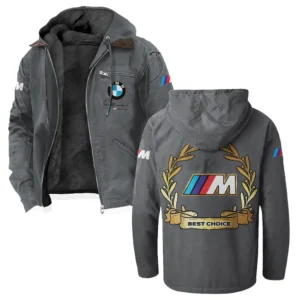 Racing Car Flannel Hoodie, Motor-Inspired Flannel HVN1336BM - Gray