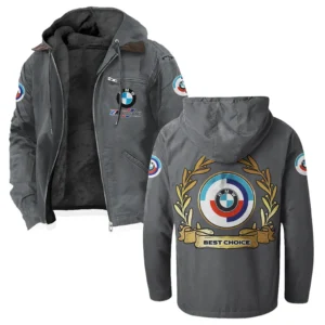 Motorsport Vehicle Flannel Hoodie, Custom Car Fan Hoodie HVN1336BM - Gray