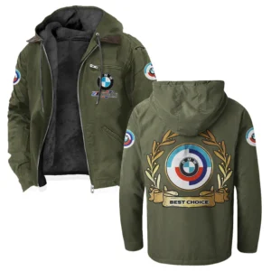 Motorsport Vehicle Flannel Hoodie, Custom Car Fan Hoodie HVN1336BM - Green