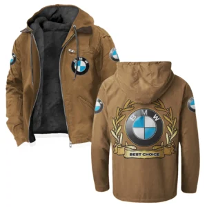 Motorsport Edition Car Flannel Hoodie, Auto Fan Hooded Flannel HVN1336BM - Camel