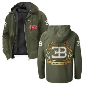 Prestige Coupe Flannel Hoodie, Classic Garage Hoodie HVN1336BU - Green