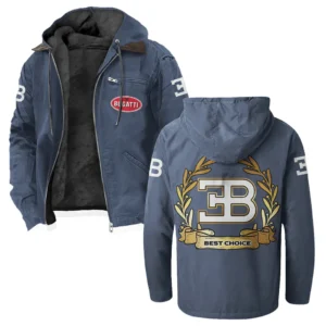 Prestige Coupe Flannel Hoodie, Classic Garage Hoodie HVN1336BU - Navy Blue