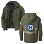 Off-Road Racer Flannel Hoodie, Rider's Everyday Hoodie HVN1336HU - Green