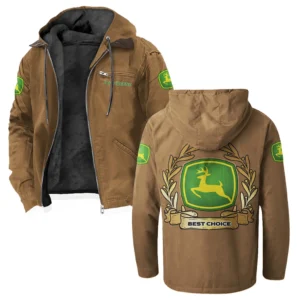 Crop Harvester Flannel Hoodie, Ride-Ready Hooded Style HVN1336JD - Camel