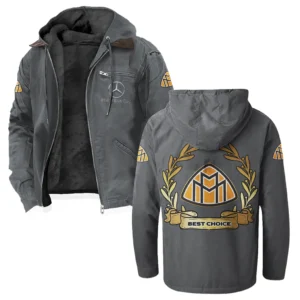 Prestige Motion Flannel Hoodie, Custom Car Fan Hoodie HVN1336MA - Gray
