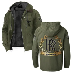 Ultra-Luxury Car Flannel Hoodie, Rugged Car Fan Hoodie HVN1336RR - Green