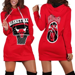Athletic Hoop Pride Hoodie Dress Tailgate Hoodie Dress Women HVN1341CB