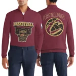 Streetwear Basketball Pride Quarter-Zip Sweatshirt Team Spirit Quarter-Zip Sweatshirt HVN1341CC