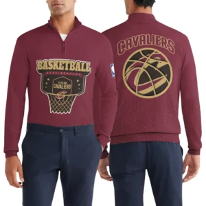 Streetwear Basketball Pride Quarter-Zip Sweatshirt Team Spirit Quarter-Zip Sweatshirt HVN1341CC