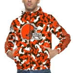 Furry Army Windbreaker Jacket, Cold Game Waterproof For Sport Lovers NFL167