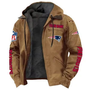 Game Day Squad Hooded Flannel Hoodie, Warm Fan Flannel Hoodie NFL168101525011 - Camel