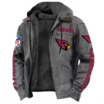 Red Talons Hooded Flannel Hoodie, Everyday Game Fan Hoodie NFL168101525028 - Gray