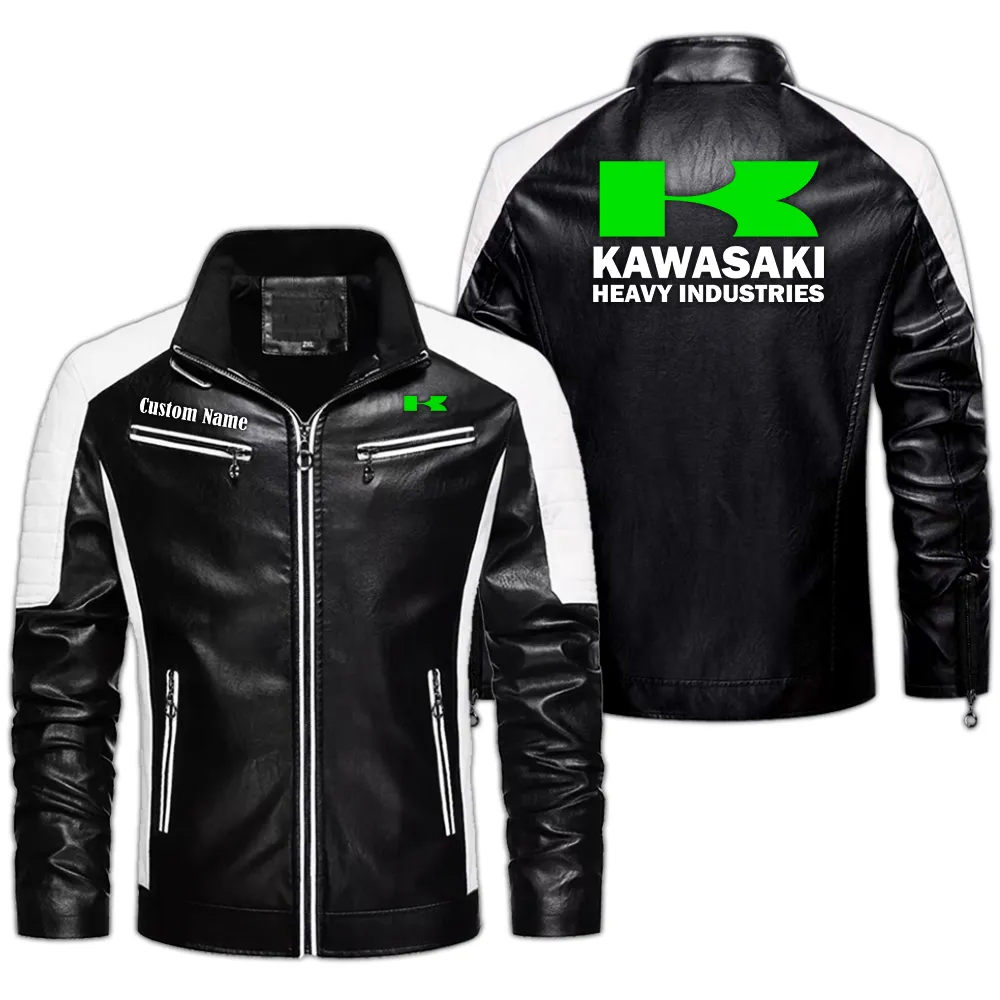 Adventure Motorcycle Men's Pu Leather Jacket, Classic PU Leather Jacket CAR040 - Black