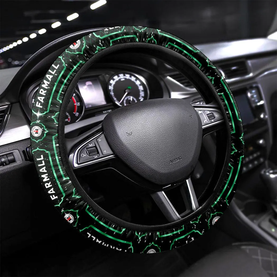 All-Purpose Tractor Steering Wheel Cover 3D Print, Custom Road Grip Cover CAR145 - Green