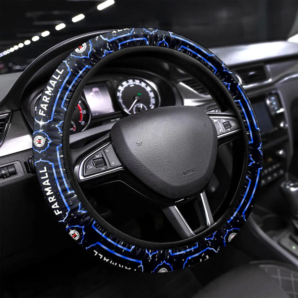 All-Purpose Tractor Steering Wheel Cover 3D Print, Smooth Ride Steering Cover CAR145 - Blue