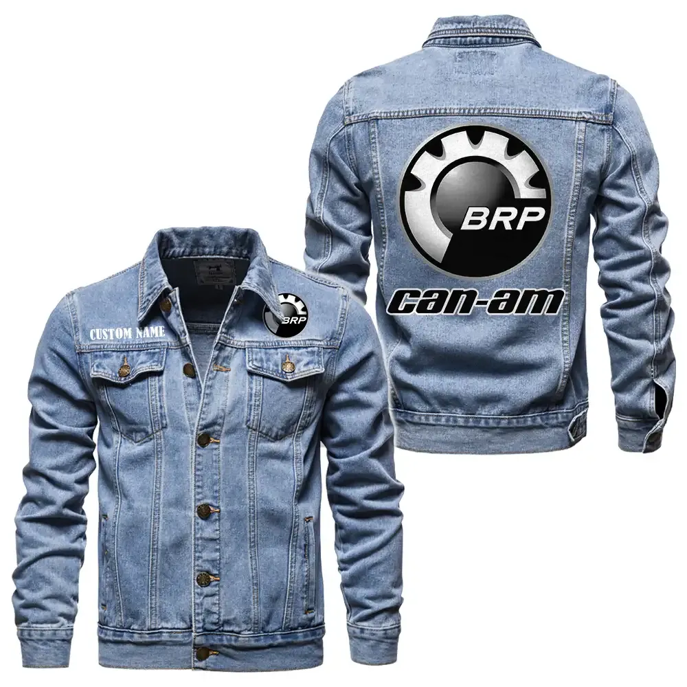 All-Terrain Rider Denim Jacket, Motorcycle Pride Denim Style CAR190 - Light Blue