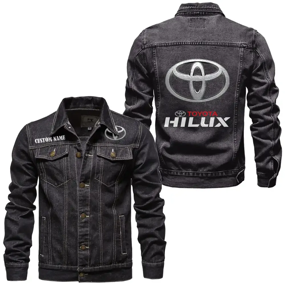 All-Terrain Truck Denim Jacket, Road Life Denim Ready CAR190 - Black