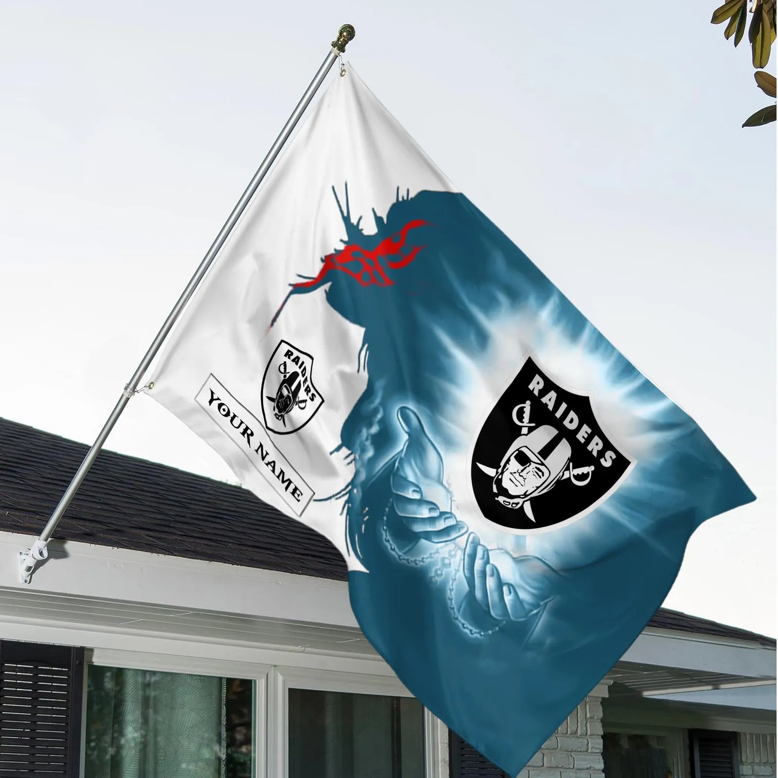 Black Pride Flag 3D Print, Fan Crew Custom Flag NFL103