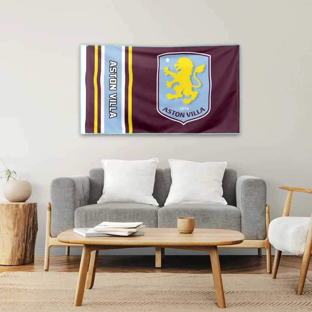 Blue Claret Fans Flag 3D Print, All-Occasion Sports Flag HVN1166AV