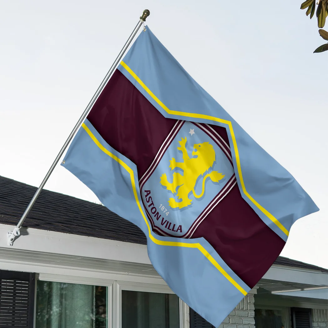 Blue Claret Fans Flag 3D Print, Bold Fan Spirit Flag HVN1168AV