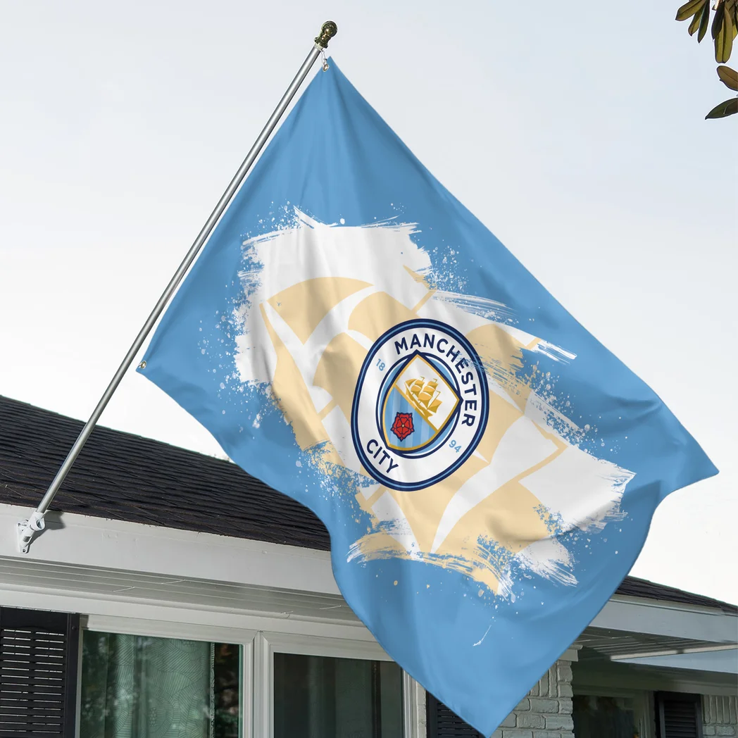 Blue Shirt Side Flag 3D Print, Custom Tailgate Flag HVN1169MC