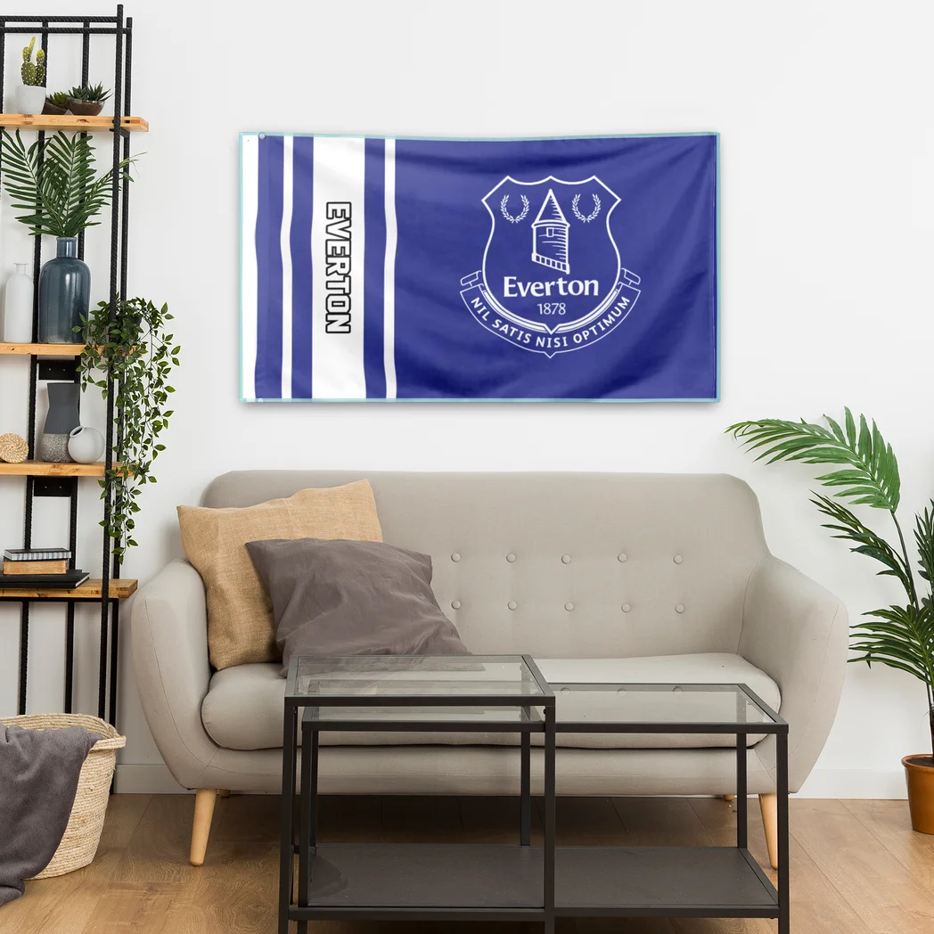 Blue Side Flag 3D Print, Customizable Sports Banner Flag HVN1166EV