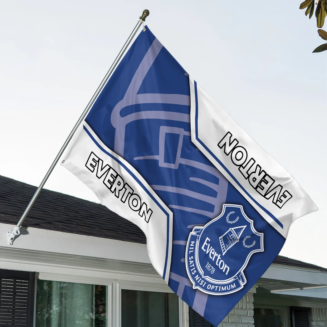 Blue Side Flag 3D Print, Everyday Fan Spirit Flag HVN1167EV