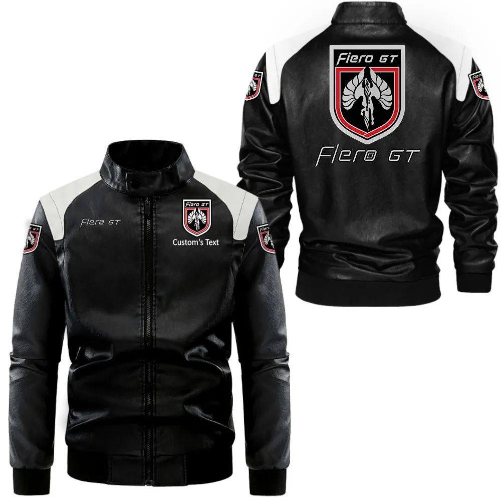 Bold Drive Black And White Leather Jacket, Streetwear Strength Leather Style CAR080
