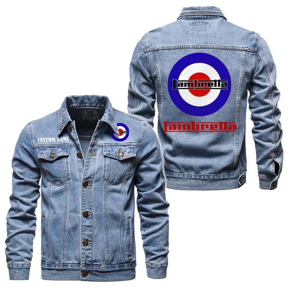 Bold Motion Denim Jacket, Garage Life Denim Jacket CAR190 - Light Blue