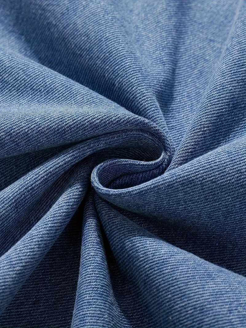 Built Fast Denim Jacket, Ride Bold in Denim CAR190 - Light Blue - Image 4