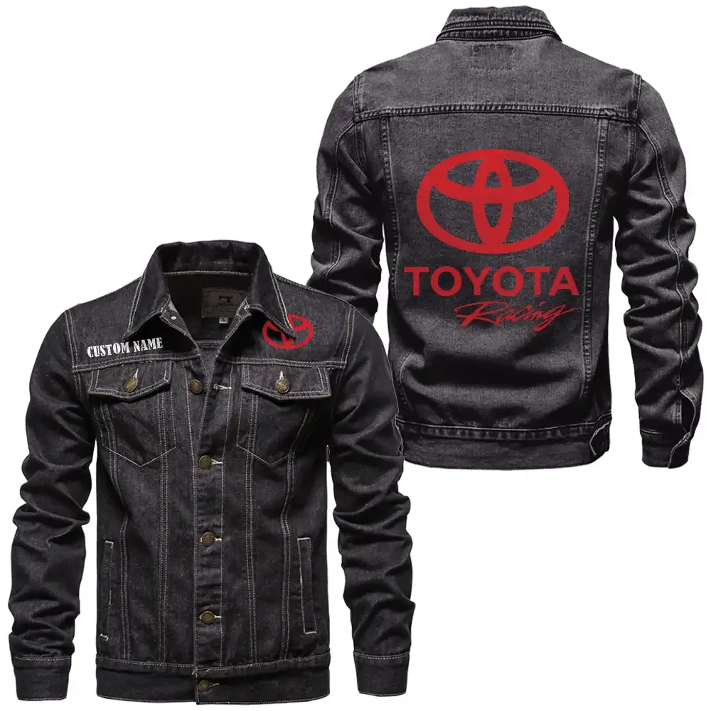 Built Fast Denim Jacket, Rugged Jacket Garage Comfort CAR190 - Black