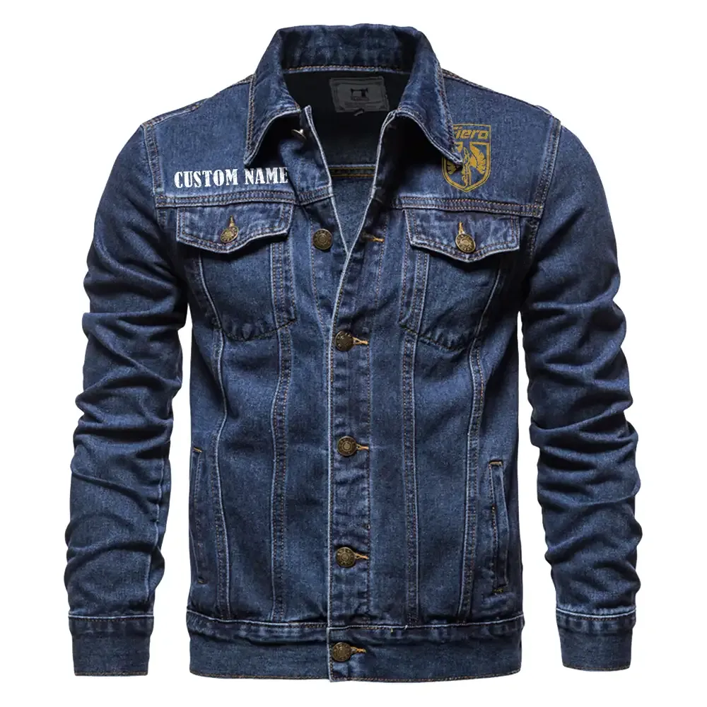 Built Fast Denim Jacket, Rugged Style Everyday Denim CAR190 - Dark Blue