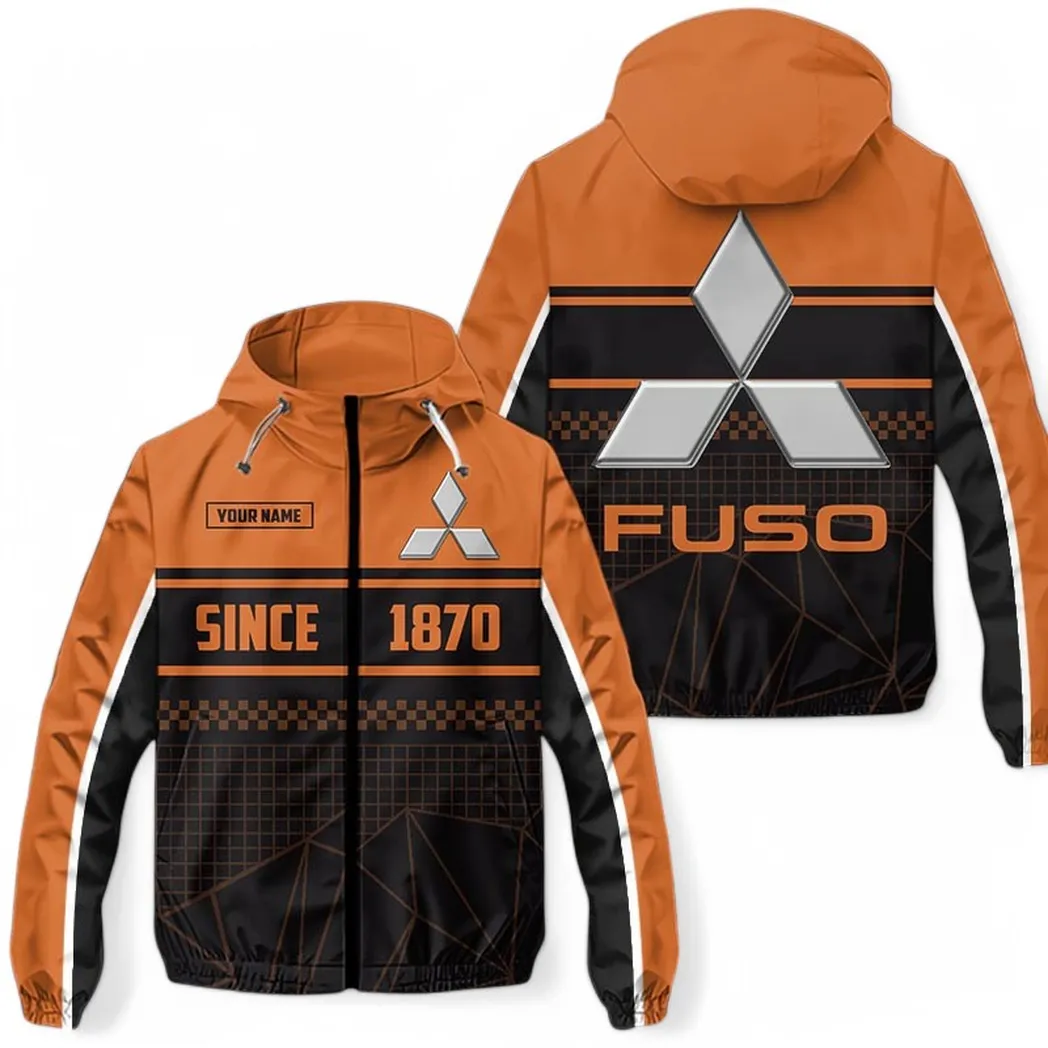 Cargo Hauler Windbreaker Jacket, Durable Supporter Jacket CAR305 - Orange