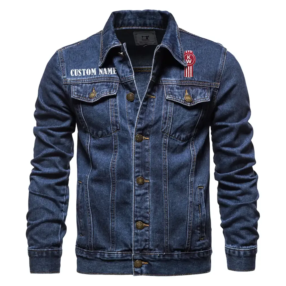 Cargo Transporter Denim Jacket, Garage Life Denim Jacket CAR190 - Dark Blue