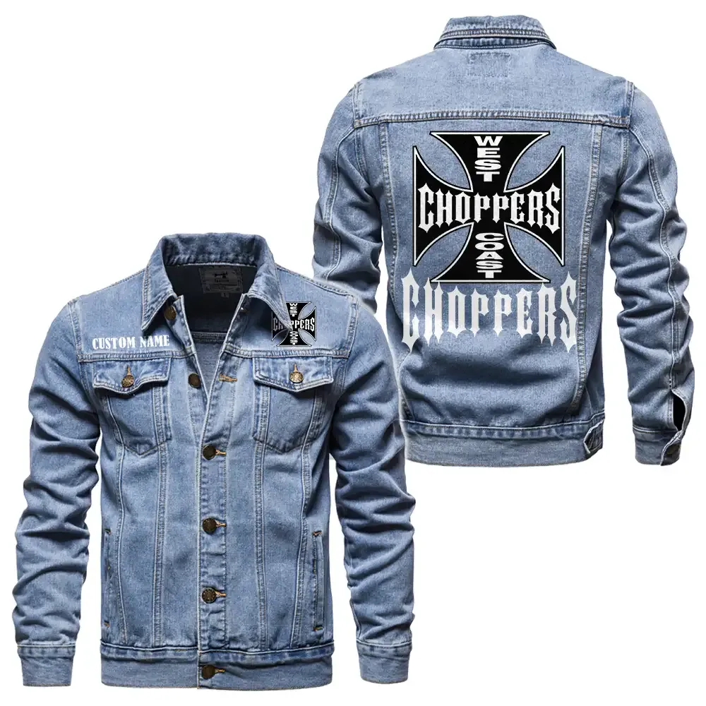 Chopper Ride Denim Jacket, Denim Strength for Drivers CAR190 - Light Blue