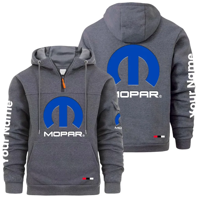 Classic Auto Fan Large Pocket Hoodie, Rider's Everyday Comfort Hoodie CAR514 - Dark Gray