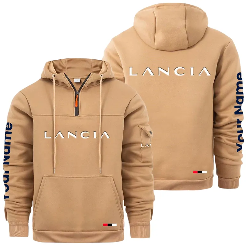 Compact Large Pocket Hoodie, Garage-Ready Lifestyle Hoodie CAR514 - Khaki