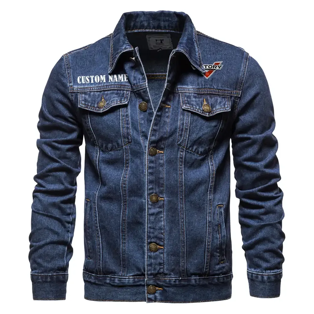 Custom Cruiser Denim Jacket, Car Lover's Denim Jacket CAR190 - Dark Blue
