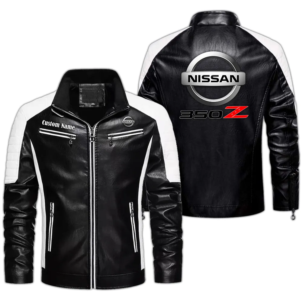 Durable Fit Men's Pu Leather Jacket, Performance PU Leather Jacket CAR040 - Black